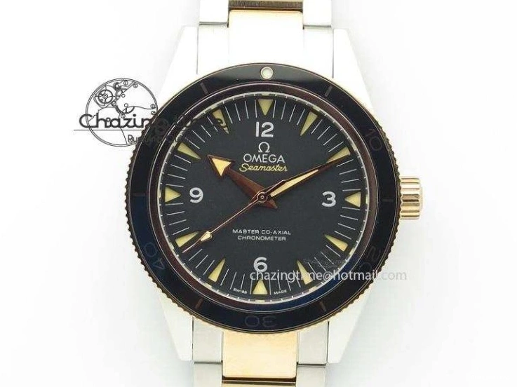 0121 Seamaster Diver 300M Real Ceramic Case VSF 1:1 Best Edition on Black Rubber Strap A8806 (Free Nato) SunProtective 7935